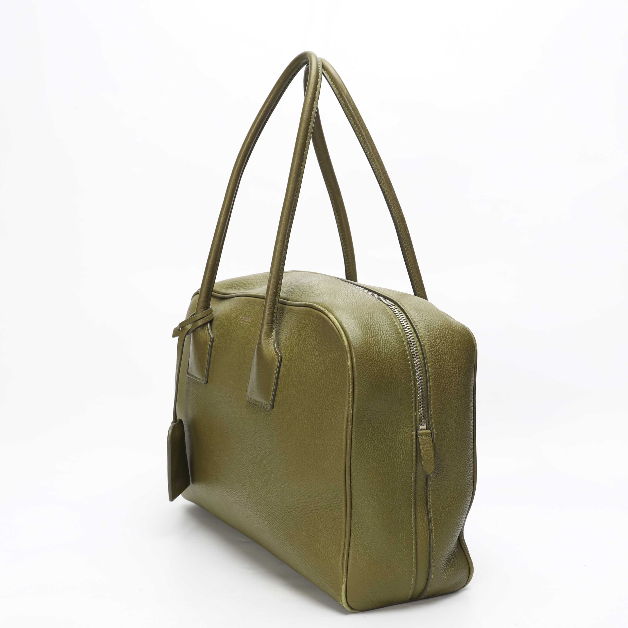 Burberry Olive Cube Satchel