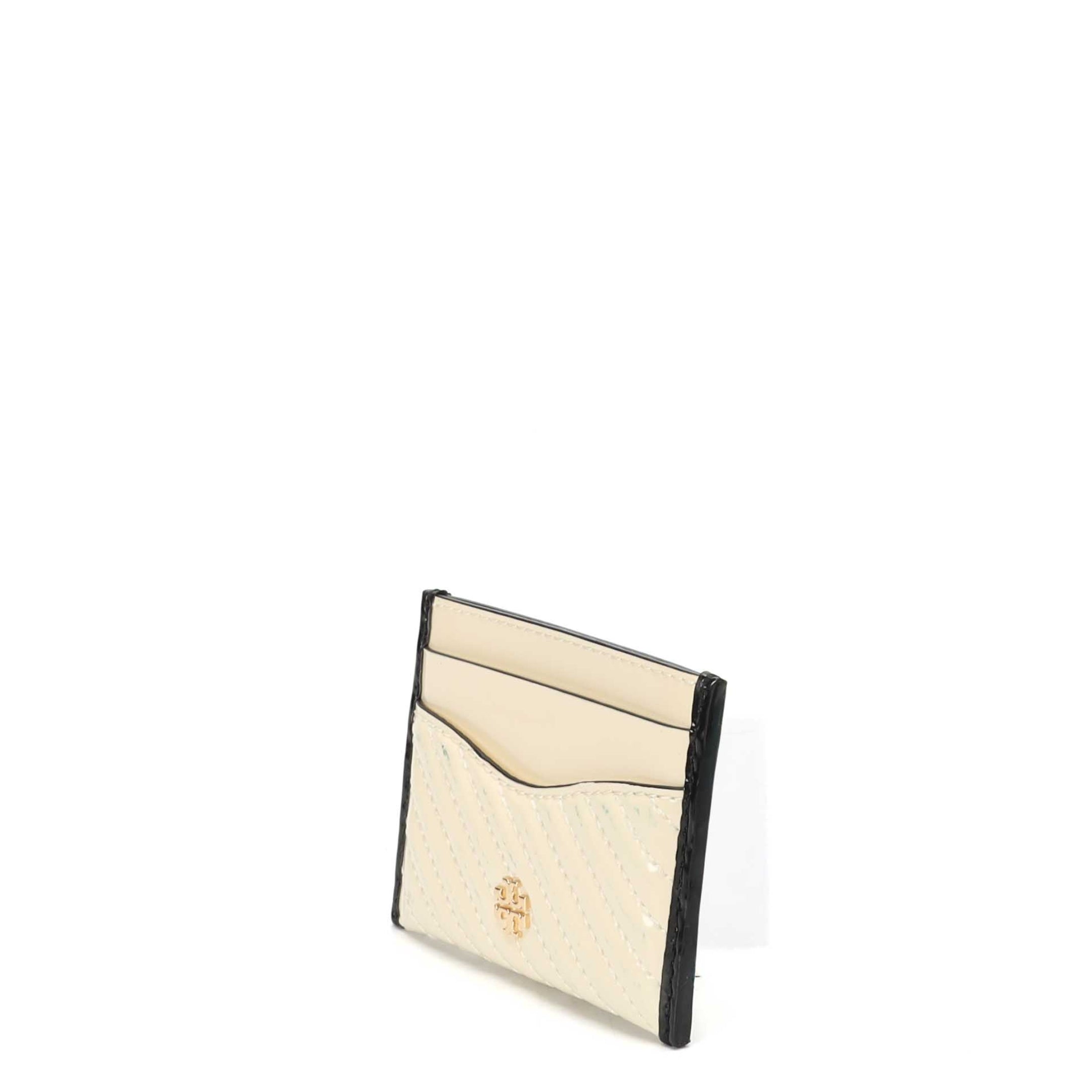 Tory Burch Robinson Off-White Card Wallet