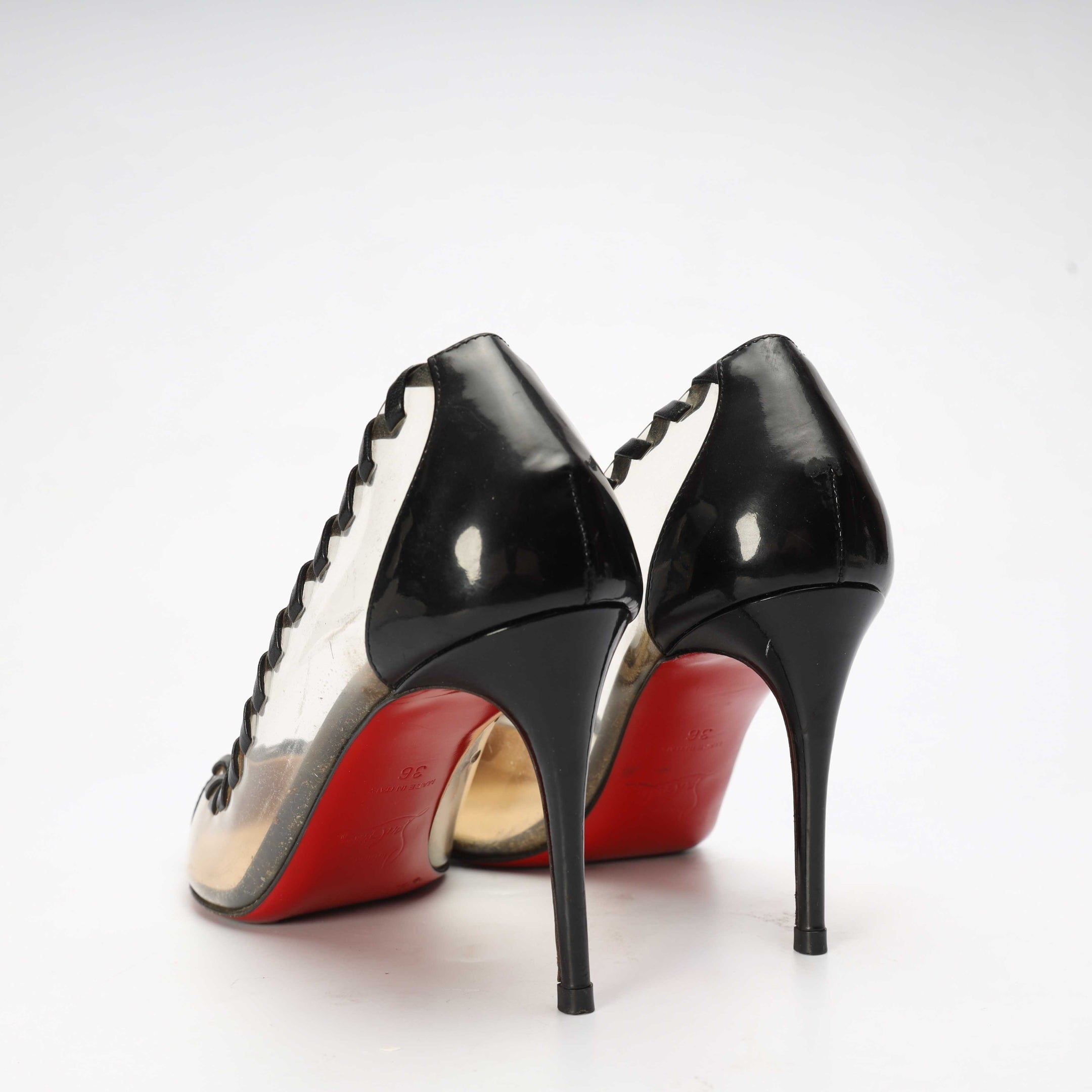 Christian Louboutin Black Pointed Toe Pumps