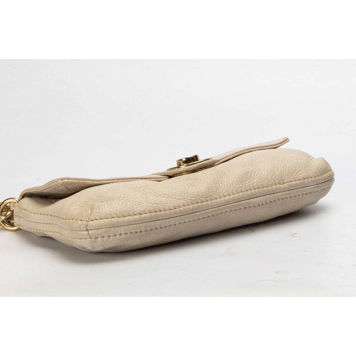 Michael Kors Cream Flap Baguette