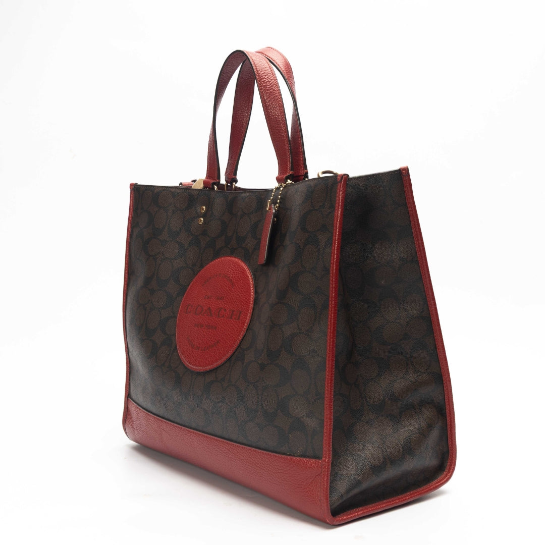 Coach Dempsey Coach Patch Tote Bag 40