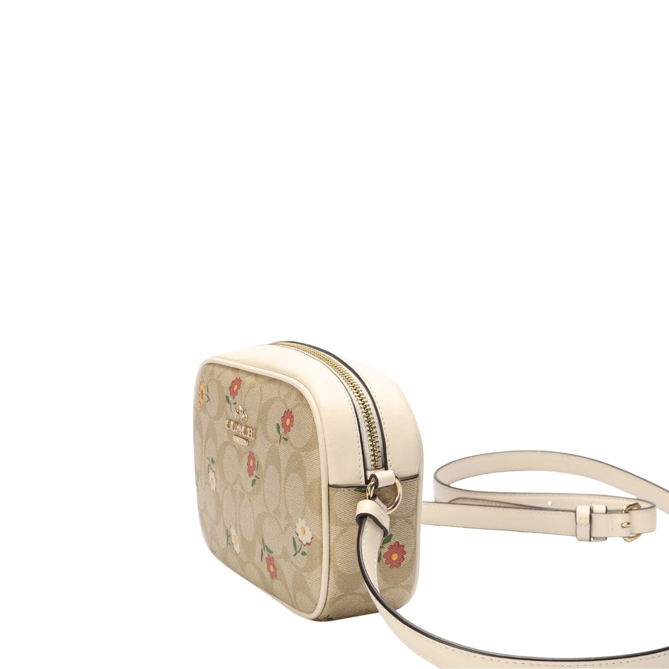 Coach White Mini Jamie Camera Bag