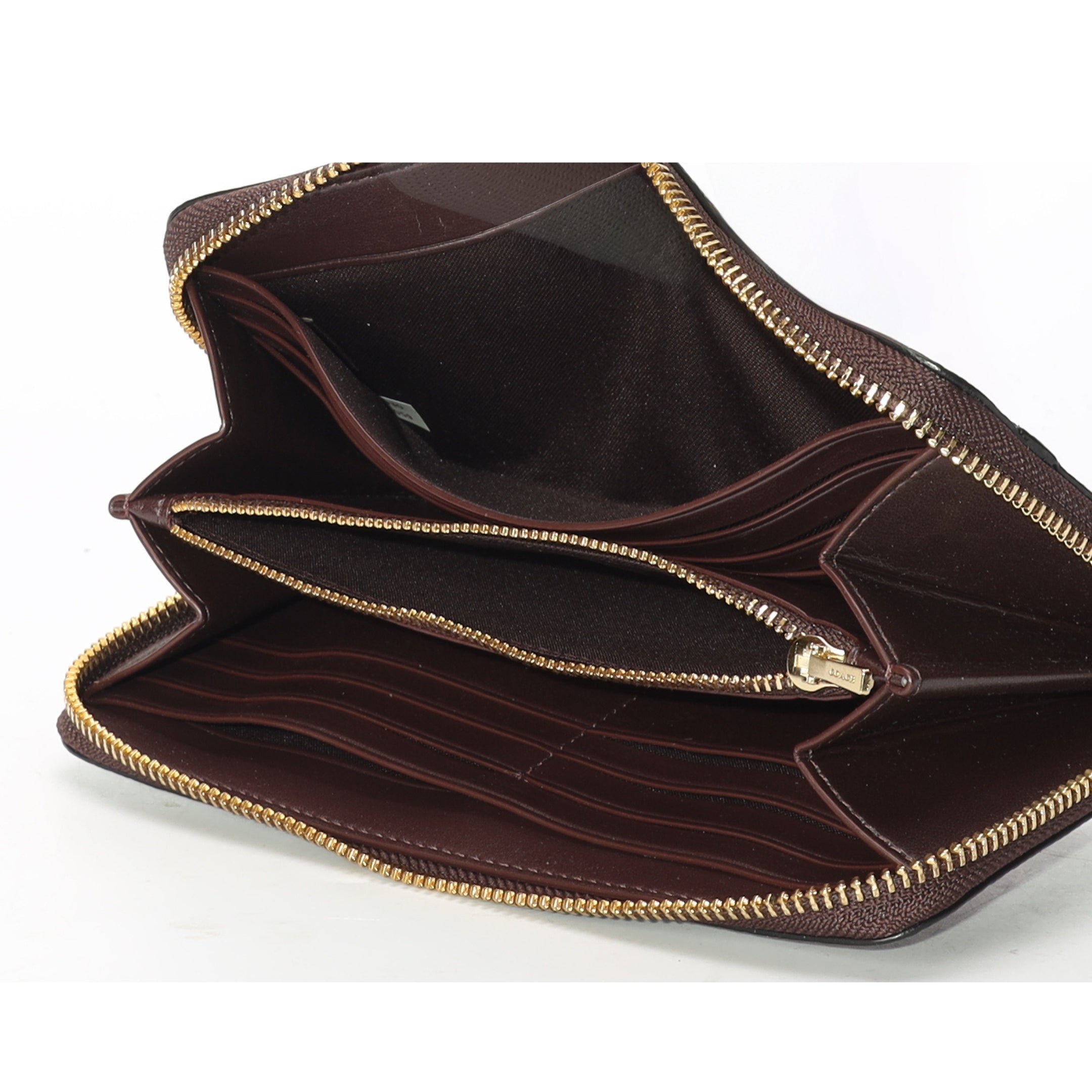 Coach Brown Zippy Continental Wallet