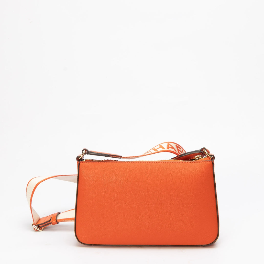 Michael Kors Jet Set Orange Crossbody Bag Airpods Pro Case