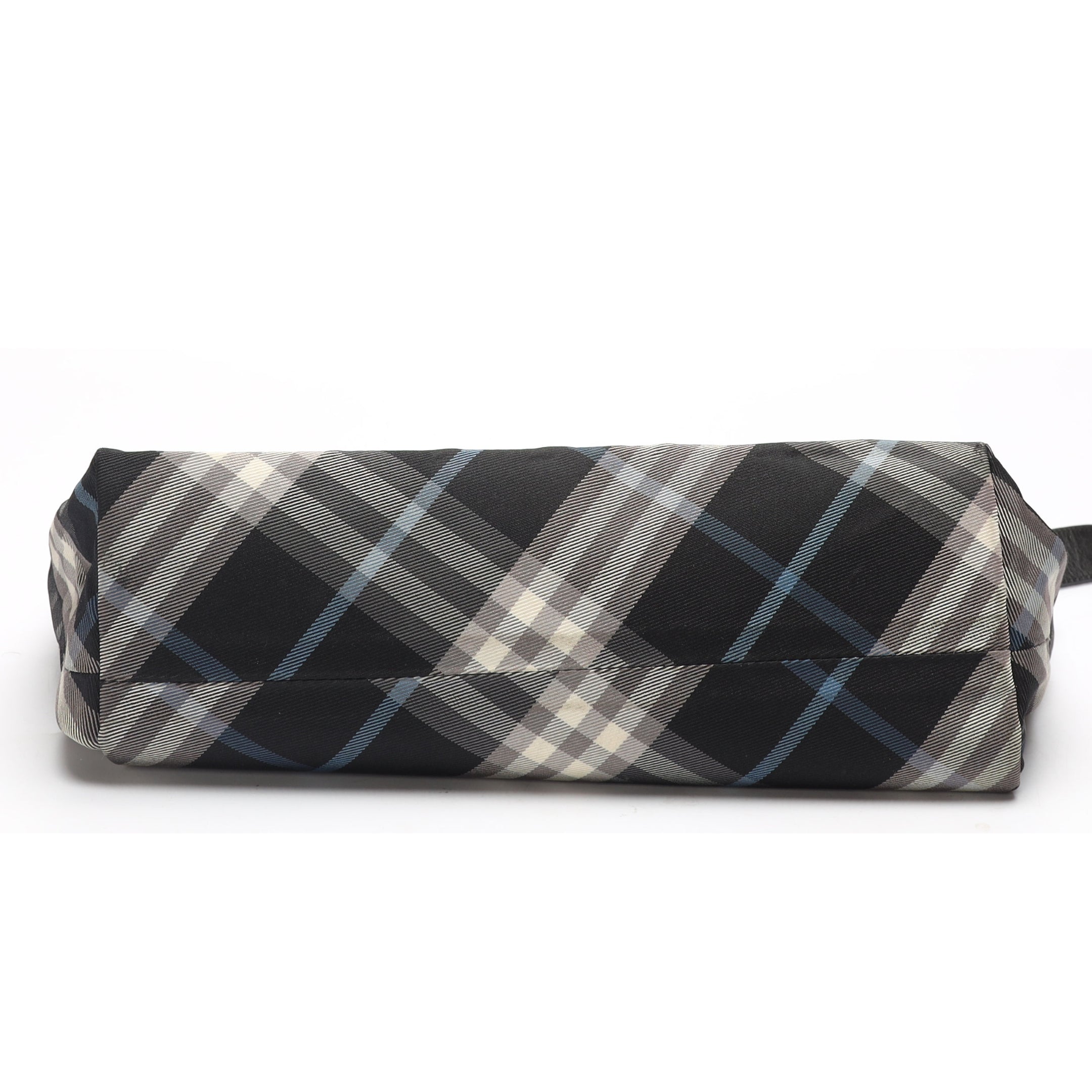 Burberry Blue Plaid Checks Tote
