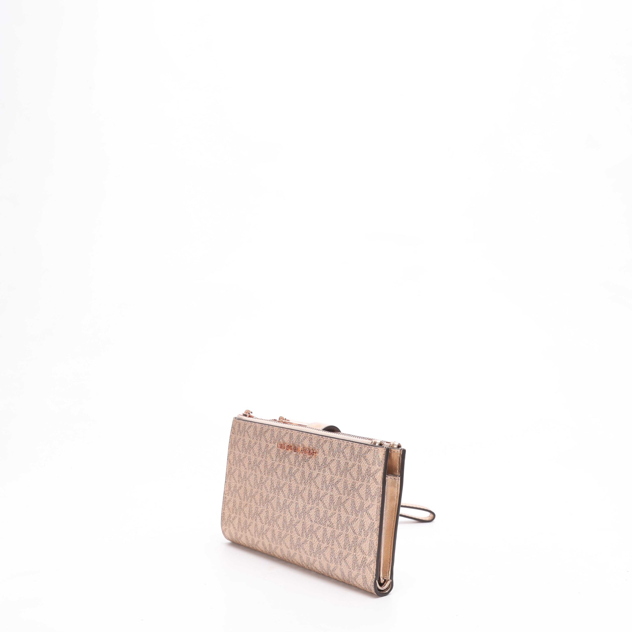 Michael Kors Pink Jet Set Signature Logo Wristlet