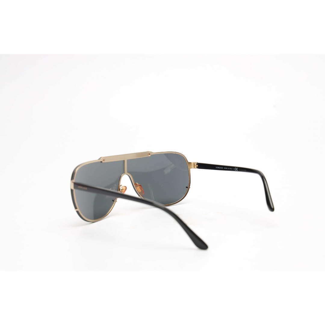 Versace Black Shield Sunglasses
