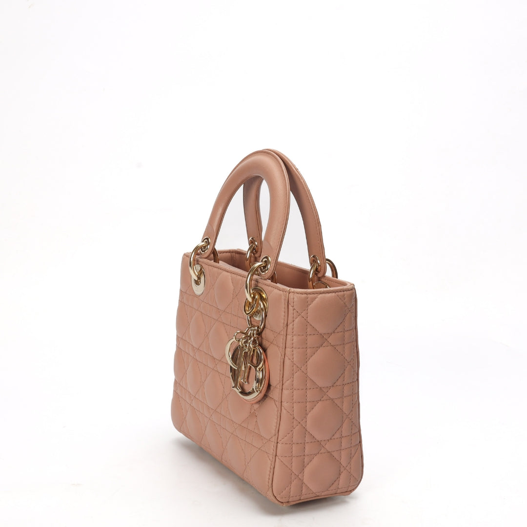Dior Pink Mini Lady Dior Bag