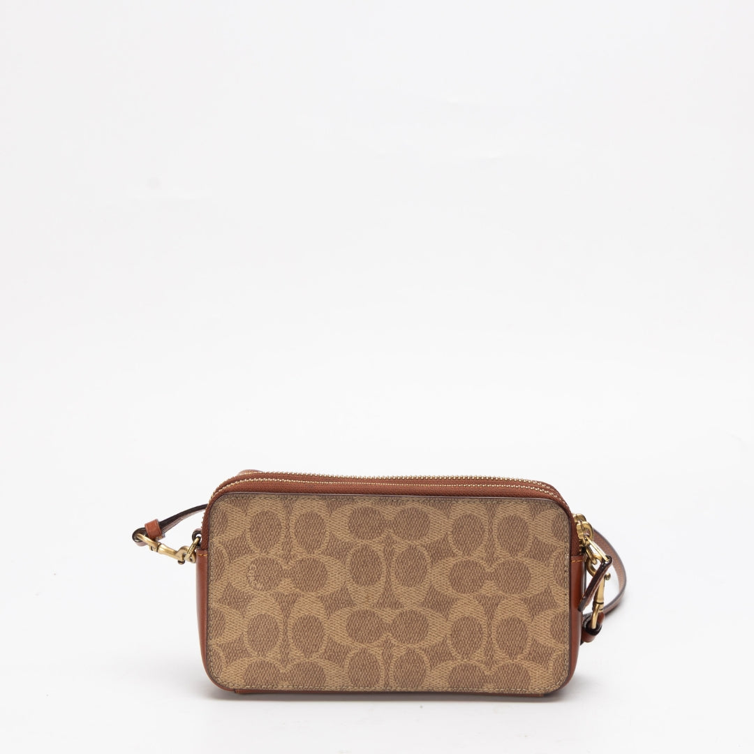 Coach Kira Colorblock Signature Canvas Crossbody Bag