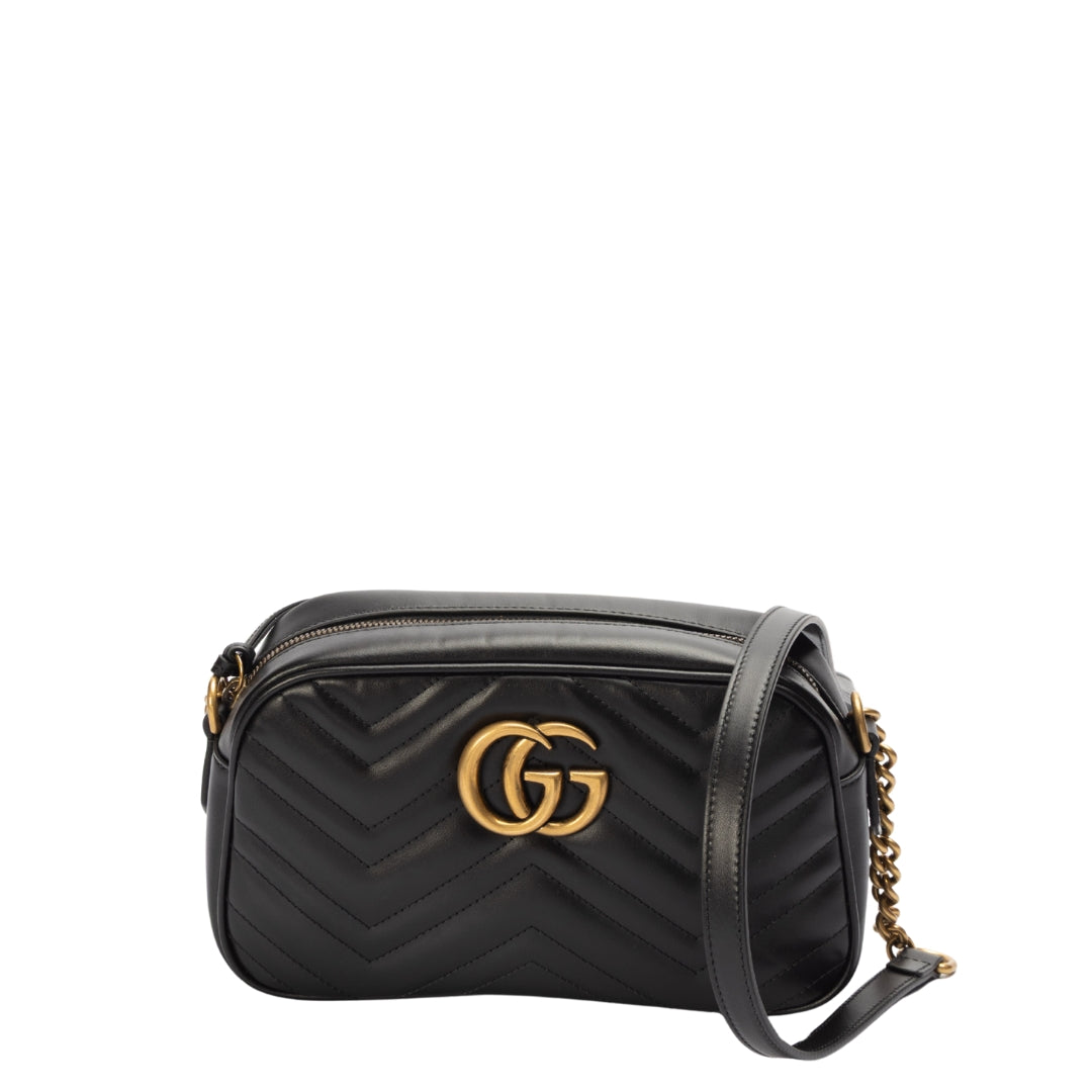 Gucci GG Marmont Black Crossbody Bag