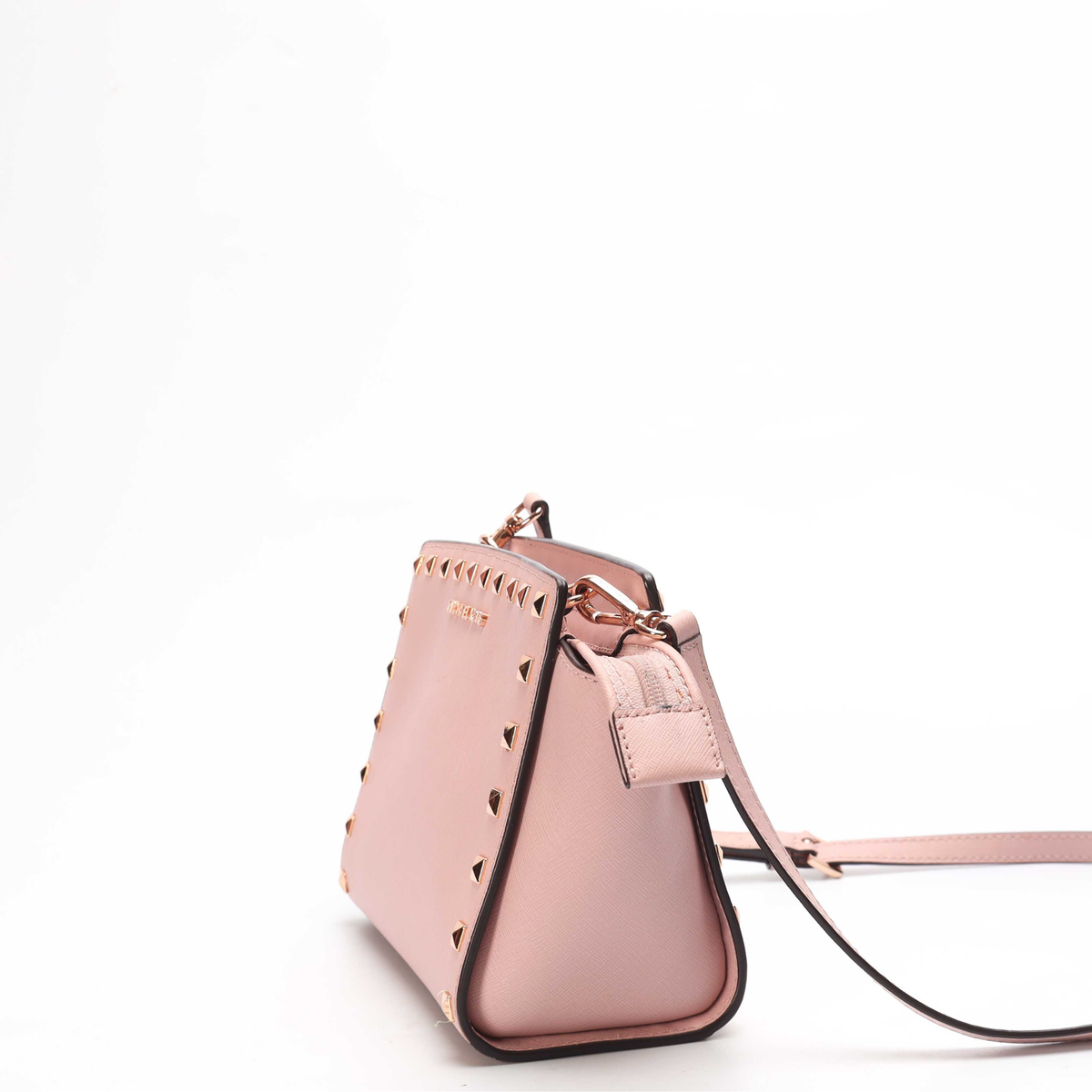 Michael Kors Pink Studded Cross Body Bag