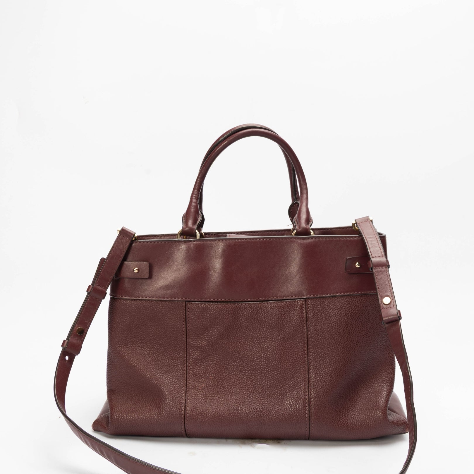 Michael Kors Gramercy Maroon Satchel