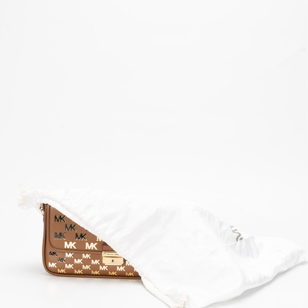Michael Kors Bradshaw Logo Embellished Convertible Shoulder Bag