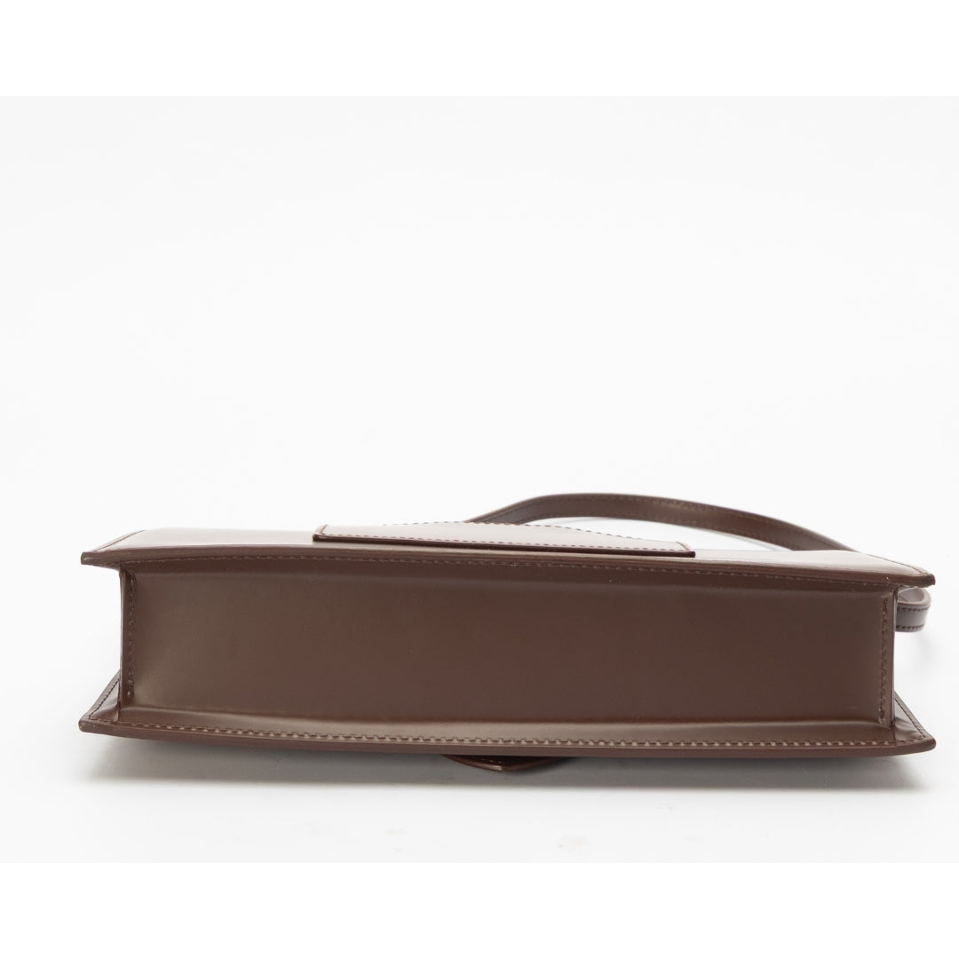 Jacquemus The Bambino Flap Bag Brown