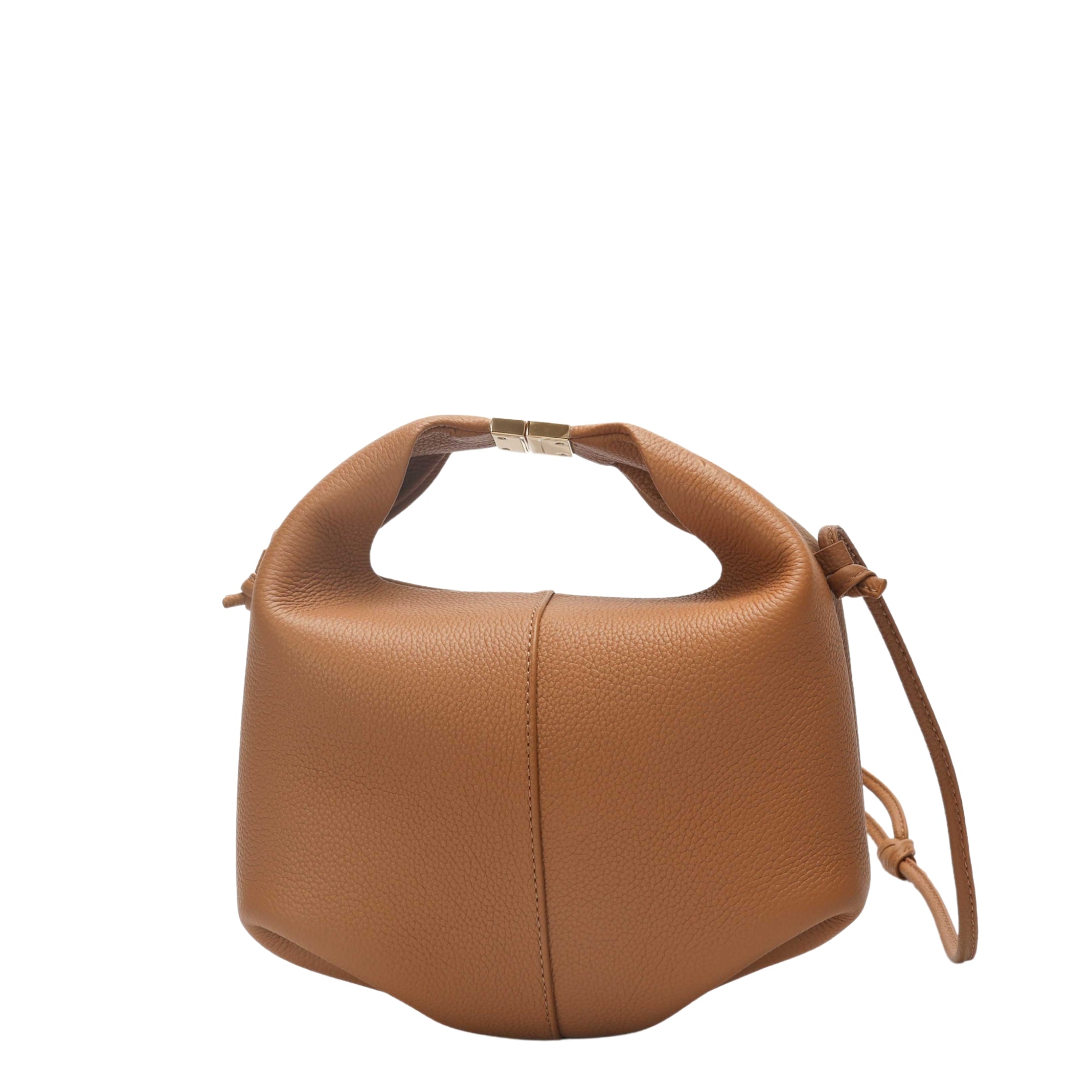 Polene Beri Textured Camel Crossbody Bag