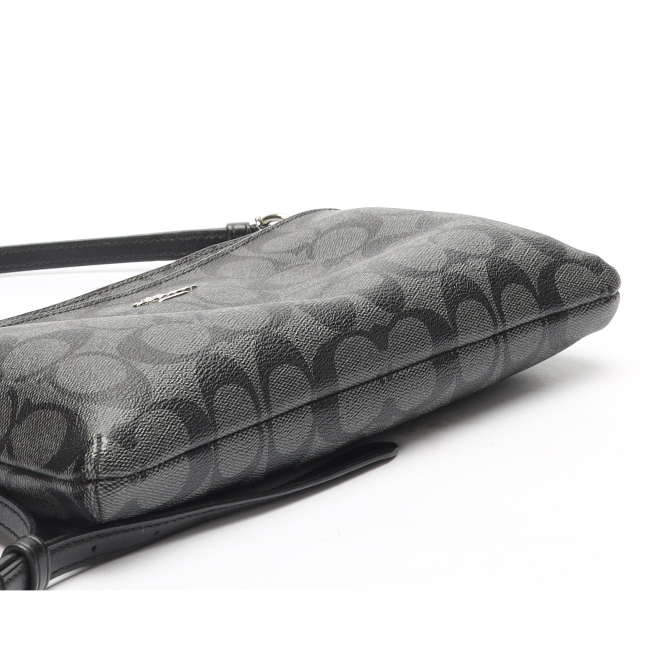 Coach Charcoal Signature Canvas Crossbody Bag