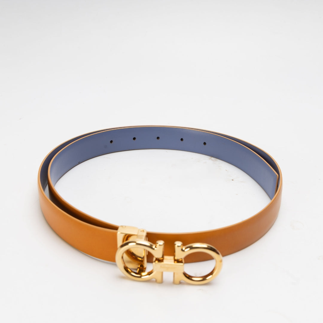 Salvatore Ferragamo Reversible Gancini Belt