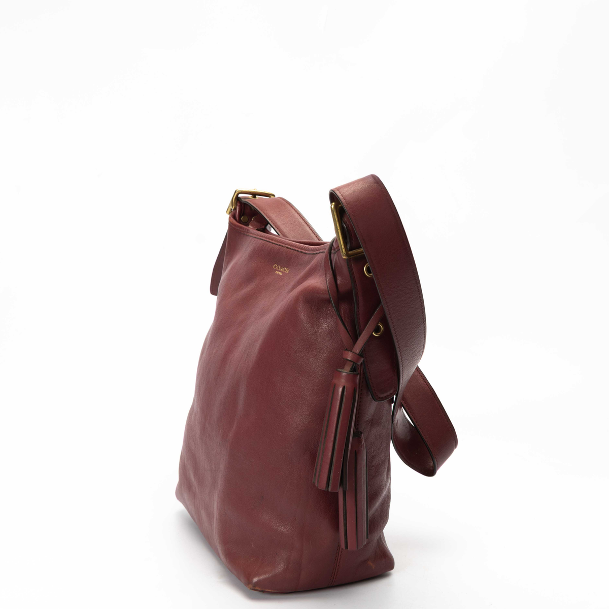 Coach Burgundy Duffle Bag