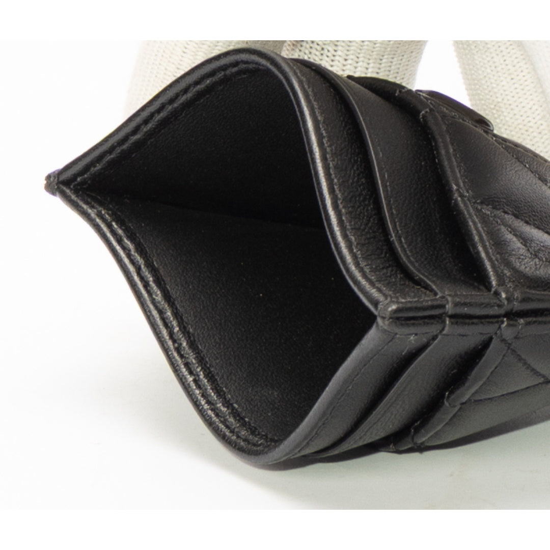 Coach Black Pillow Quilted Card Case
