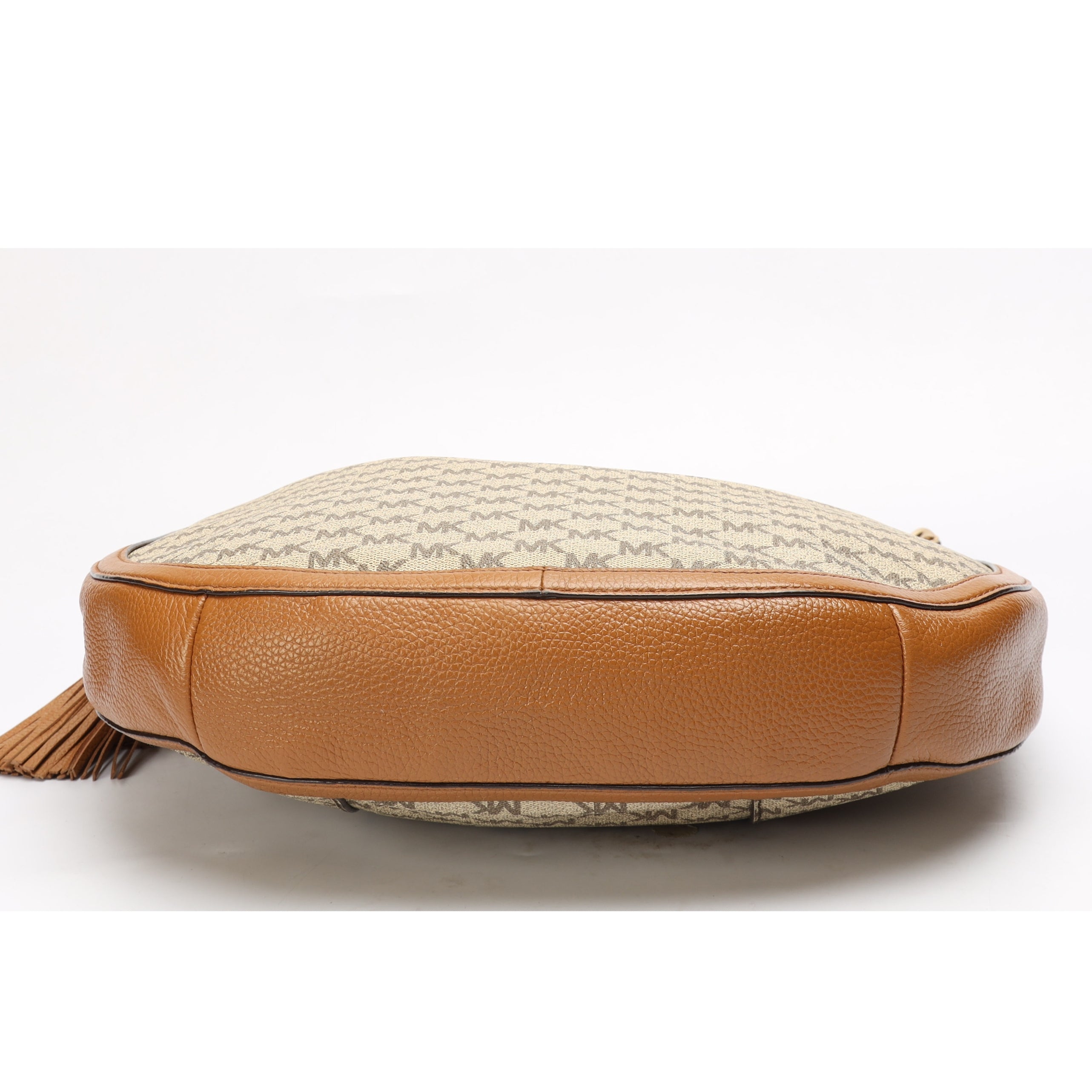 Michael Kors Lydia Vanilla Logo Hobo Bag