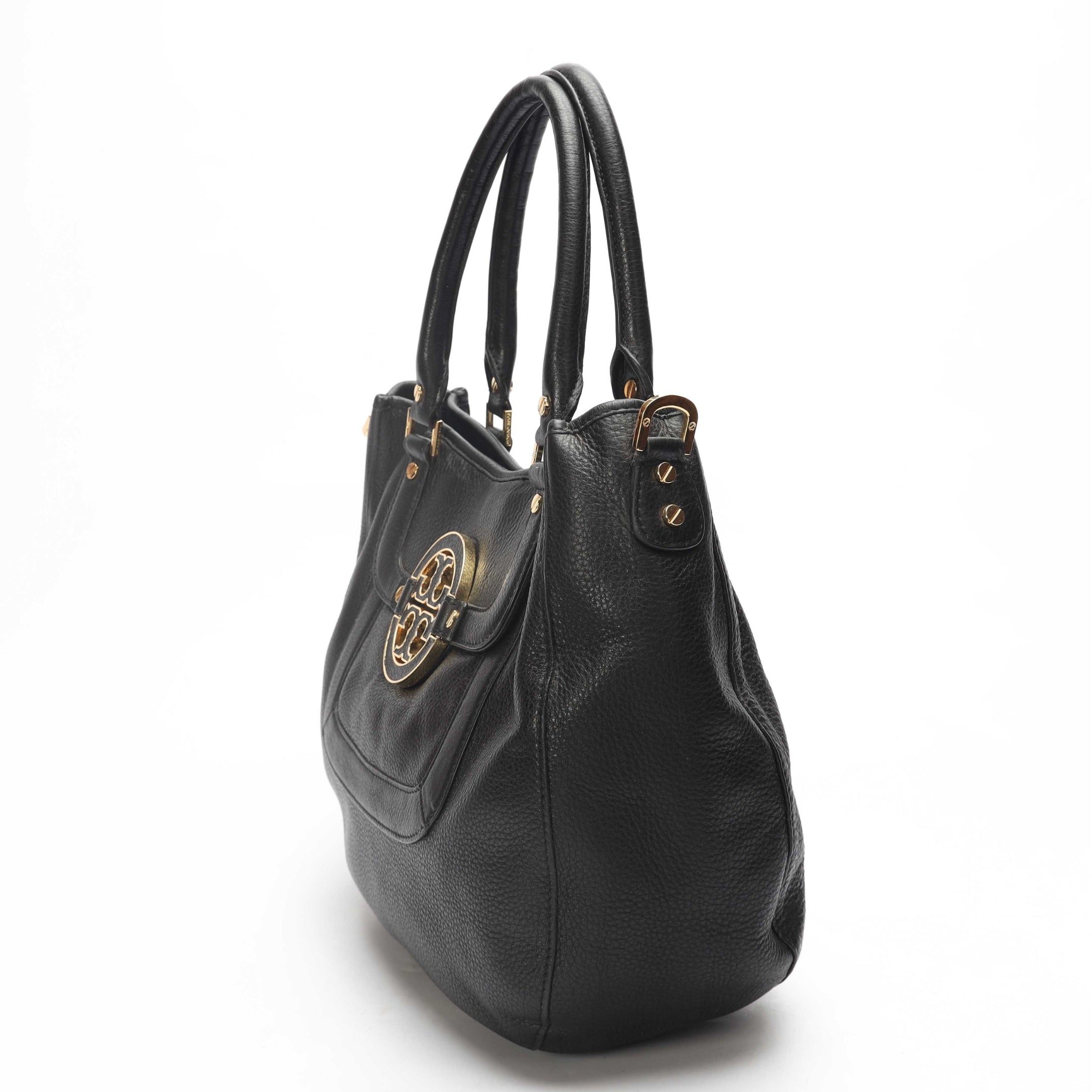 Tory Burch Black Amanda Hobo Bag