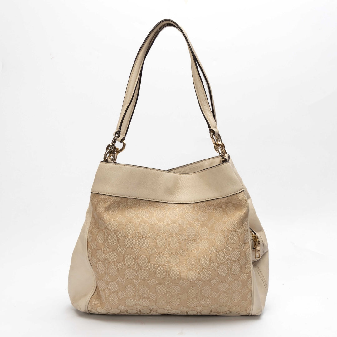 Coach Signature Canvas Lexy Shoulder Bag