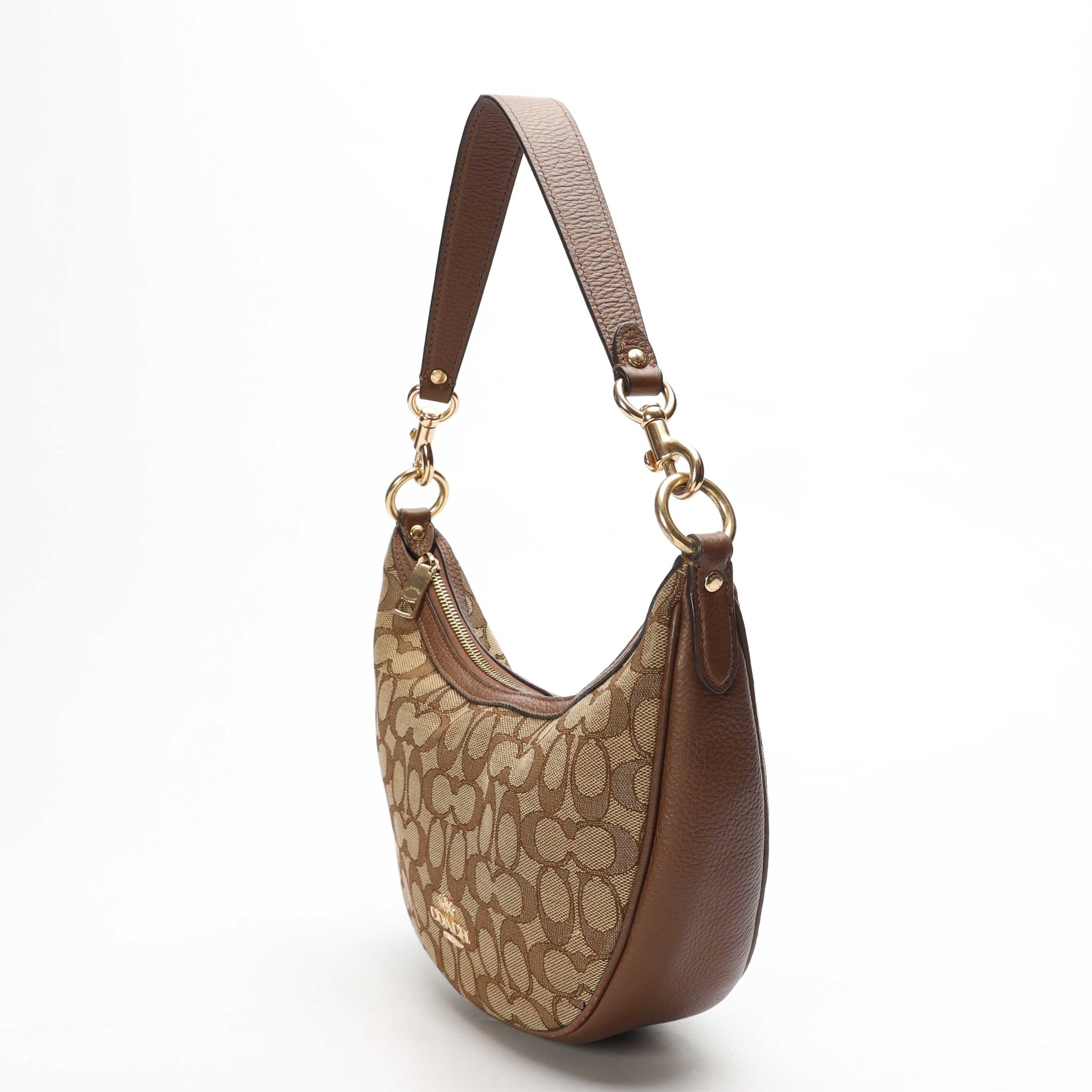 Coach Aria Signature Jacquard Shoulder Bag