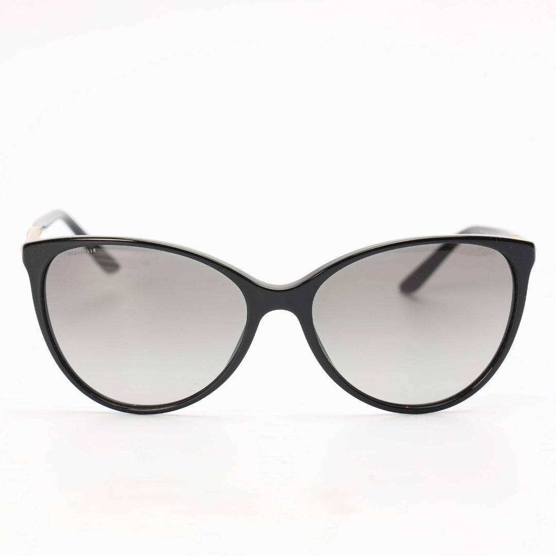 Versace Black Cat Eye Gradient Sunglasses