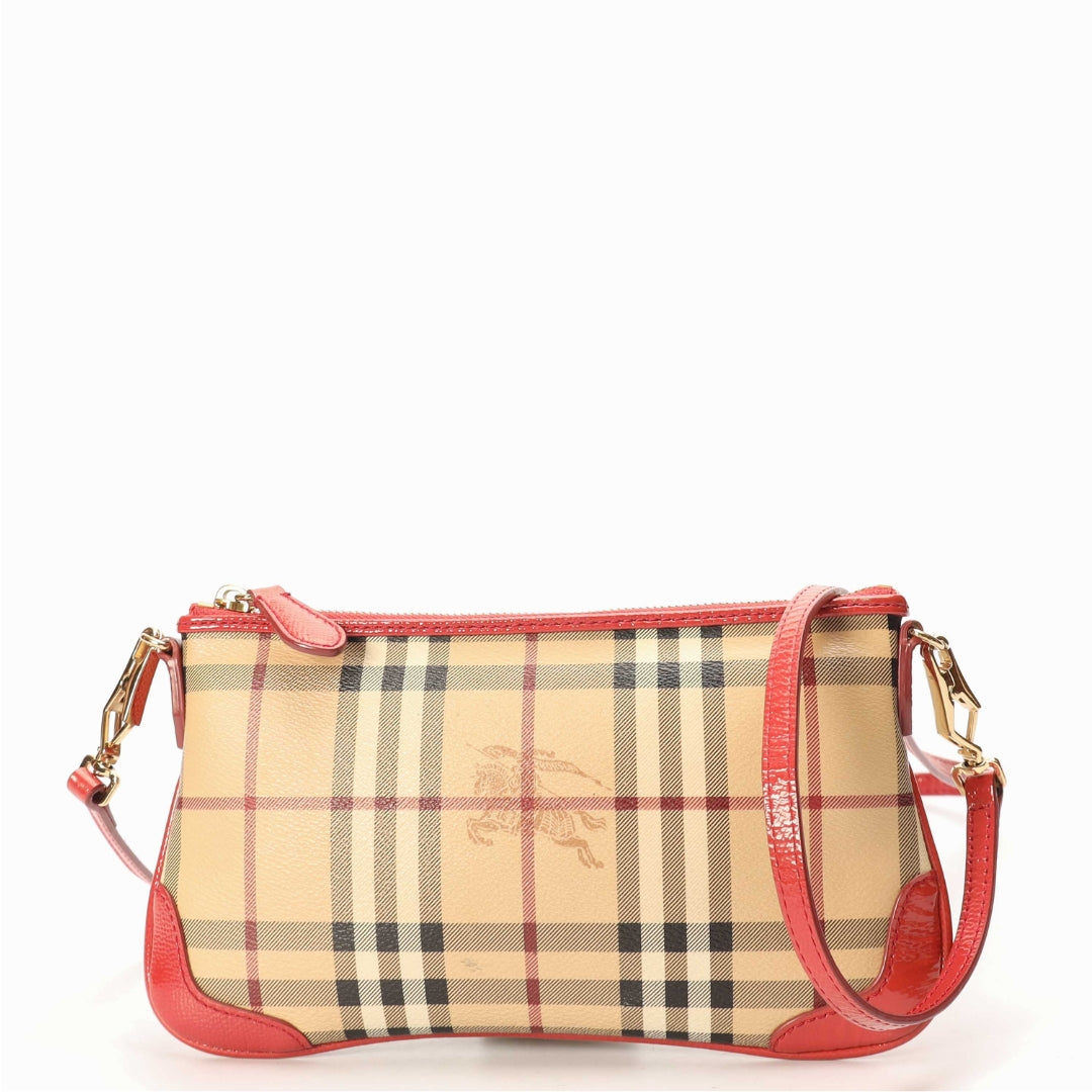 Burberry Haymarket Check Crossbody Bag
