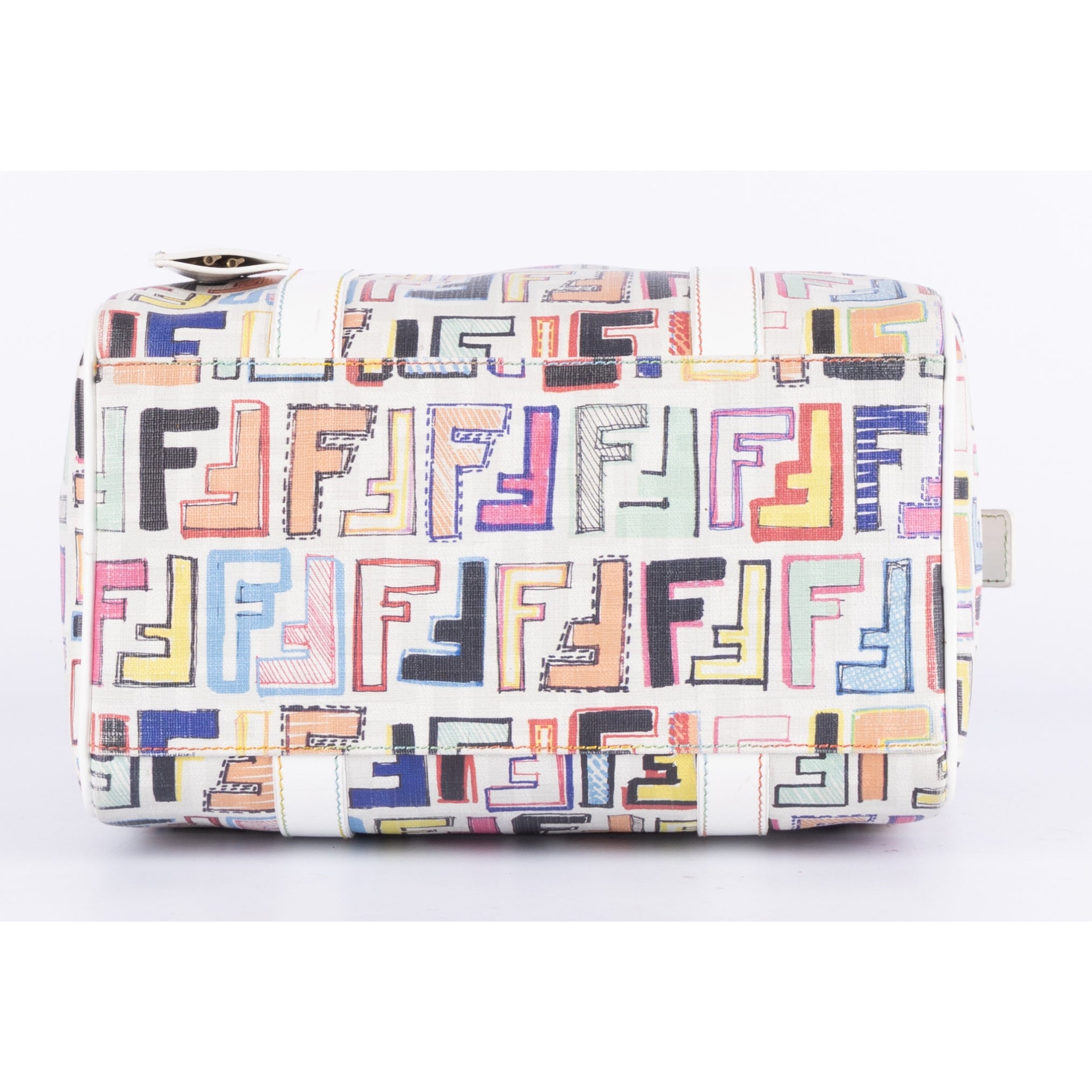 Fendi Zucca Forever Boston Multi colored Bag