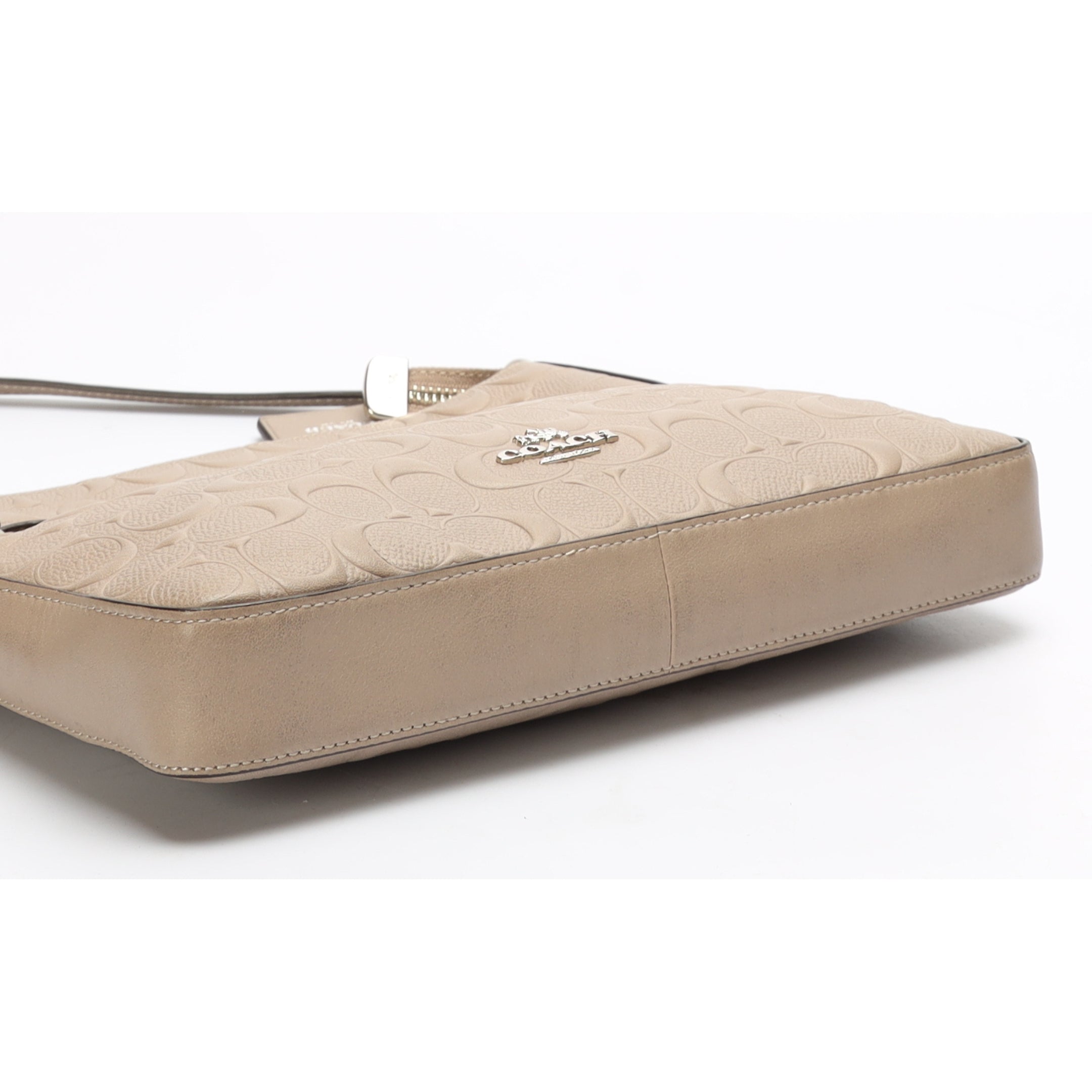 Coach Beige Gazette Crossbody Bag