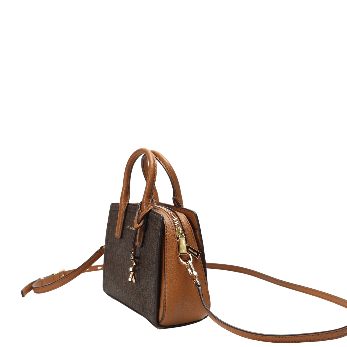 Michael Kors Laila  Brown Convertible Satchel