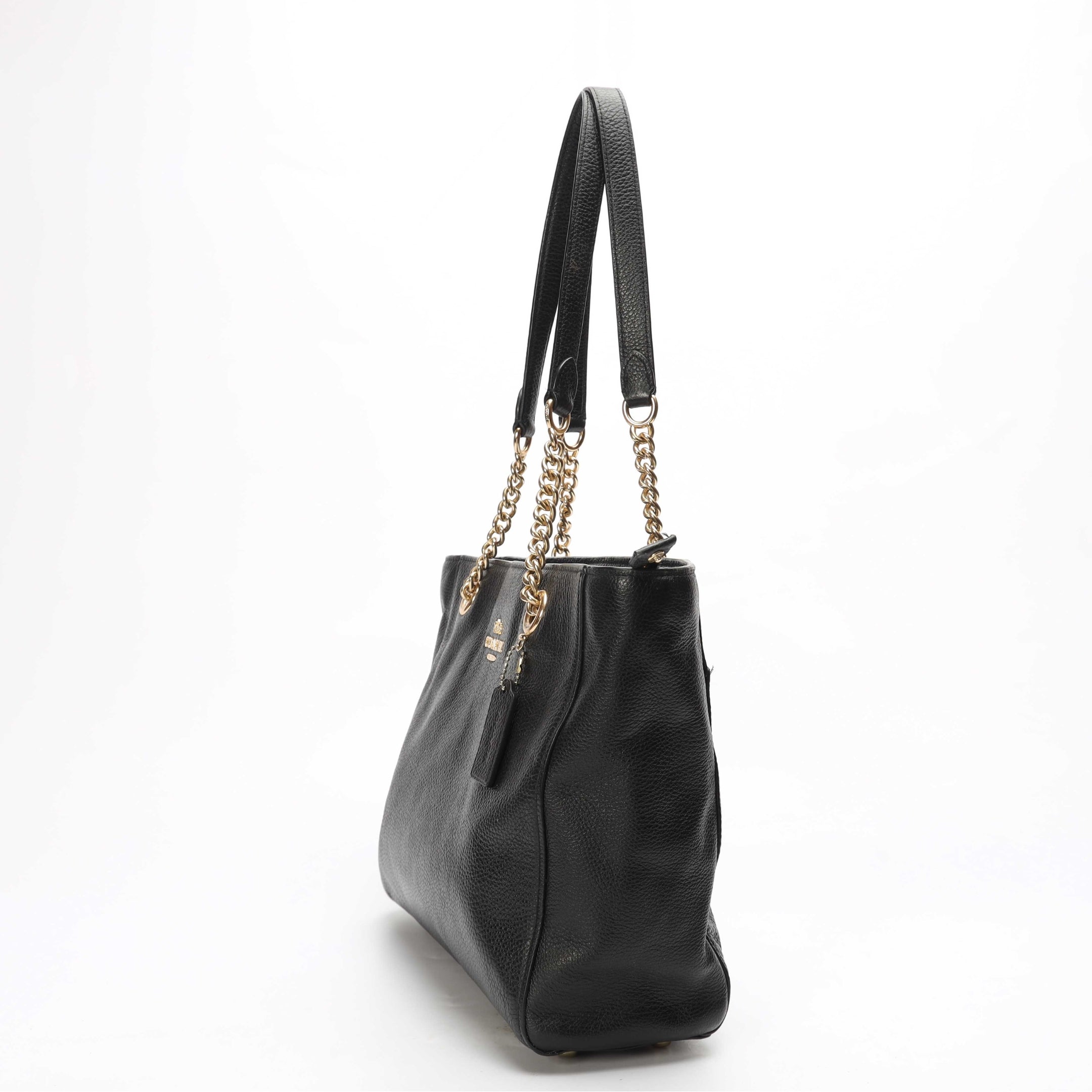 Coach Black Marlie Zip Tote