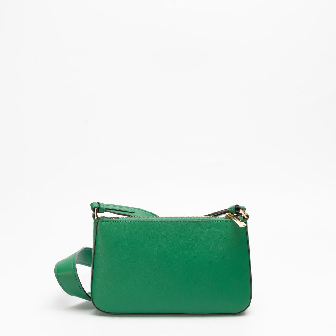 Michael Kors Jet Set Green Crossbody Bag