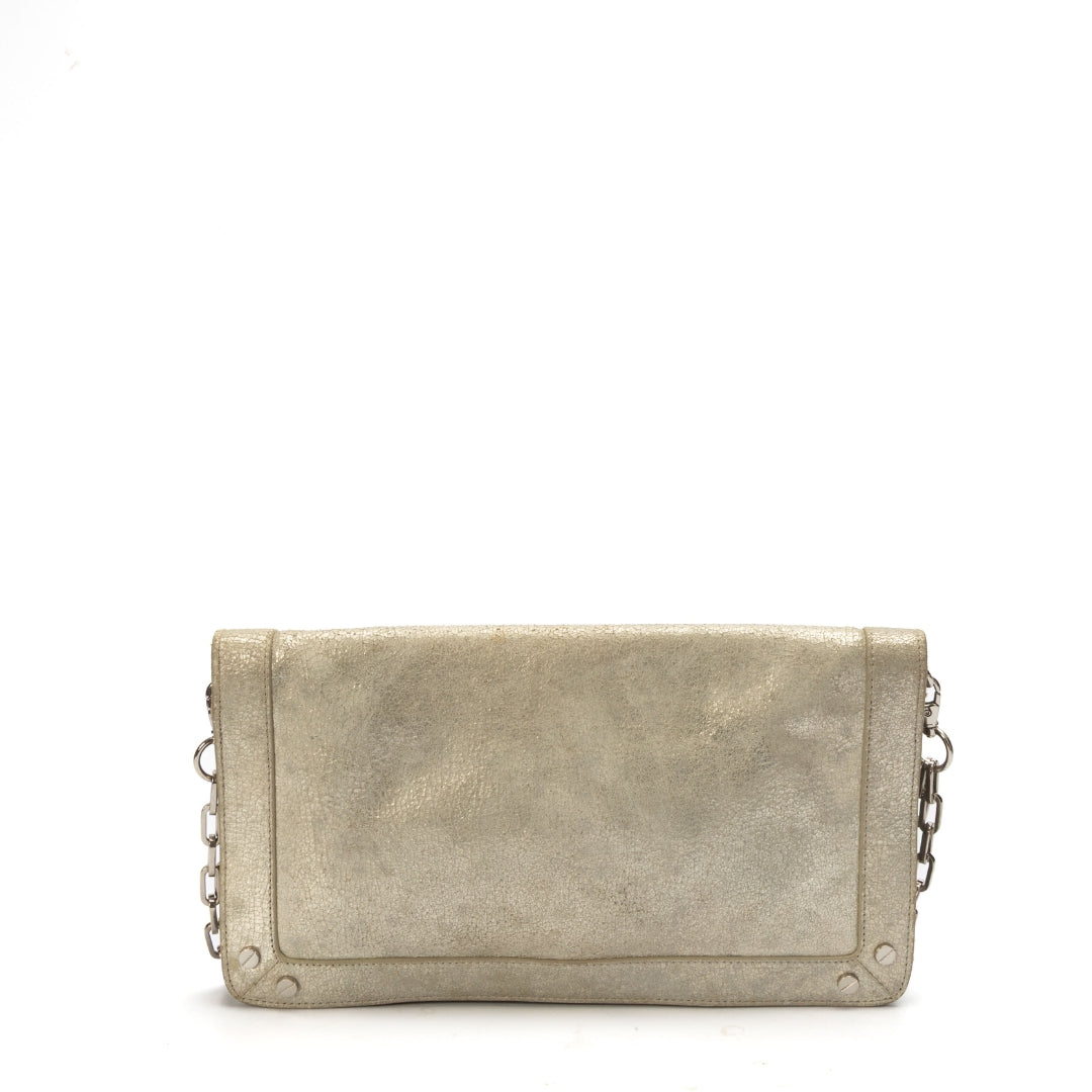 Tory Burch Metallic Gold Reva Shoulder Bag