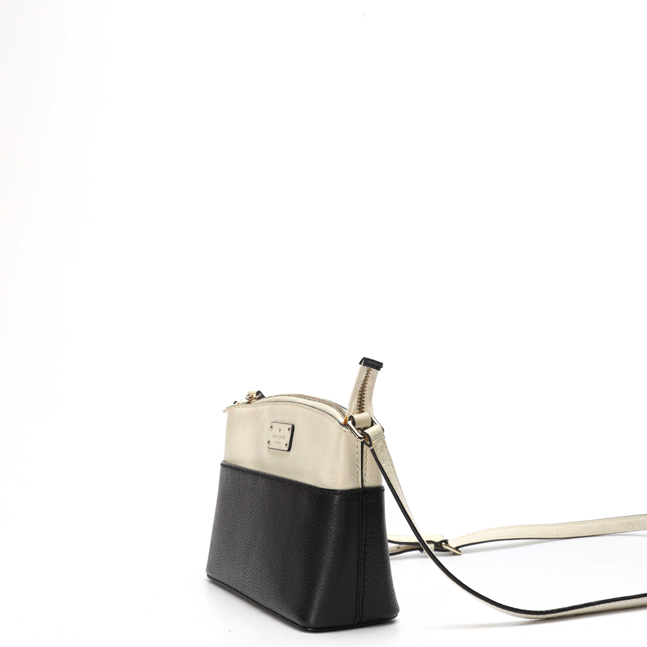 Kate Spade Black and White Crossbody Bag