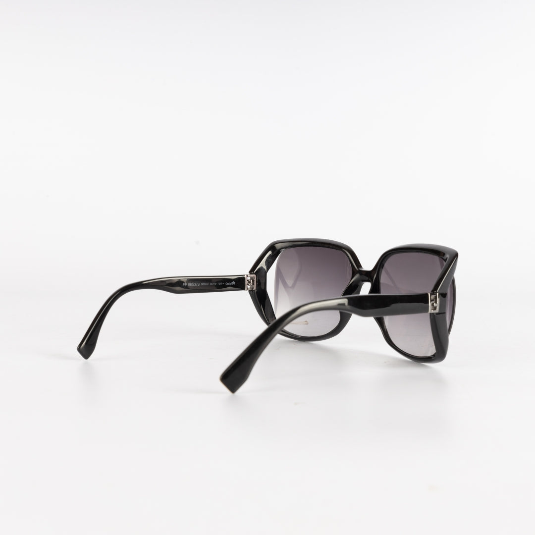 Fendi Black Fendista Square Sunglasses