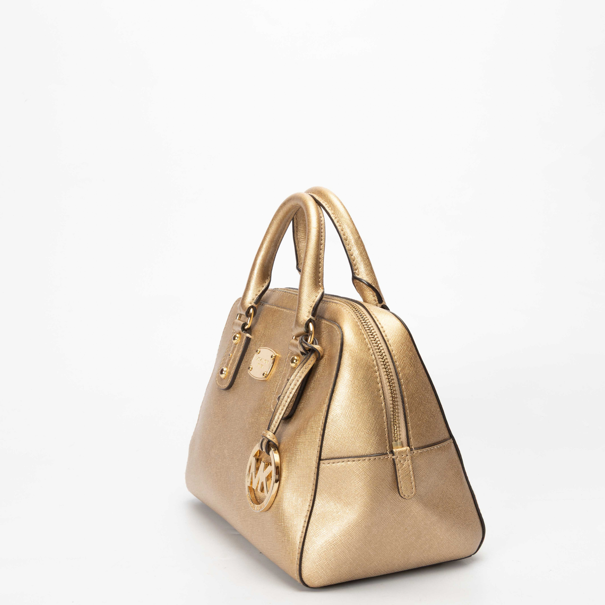 Michael Kors Gold Dome Satchel