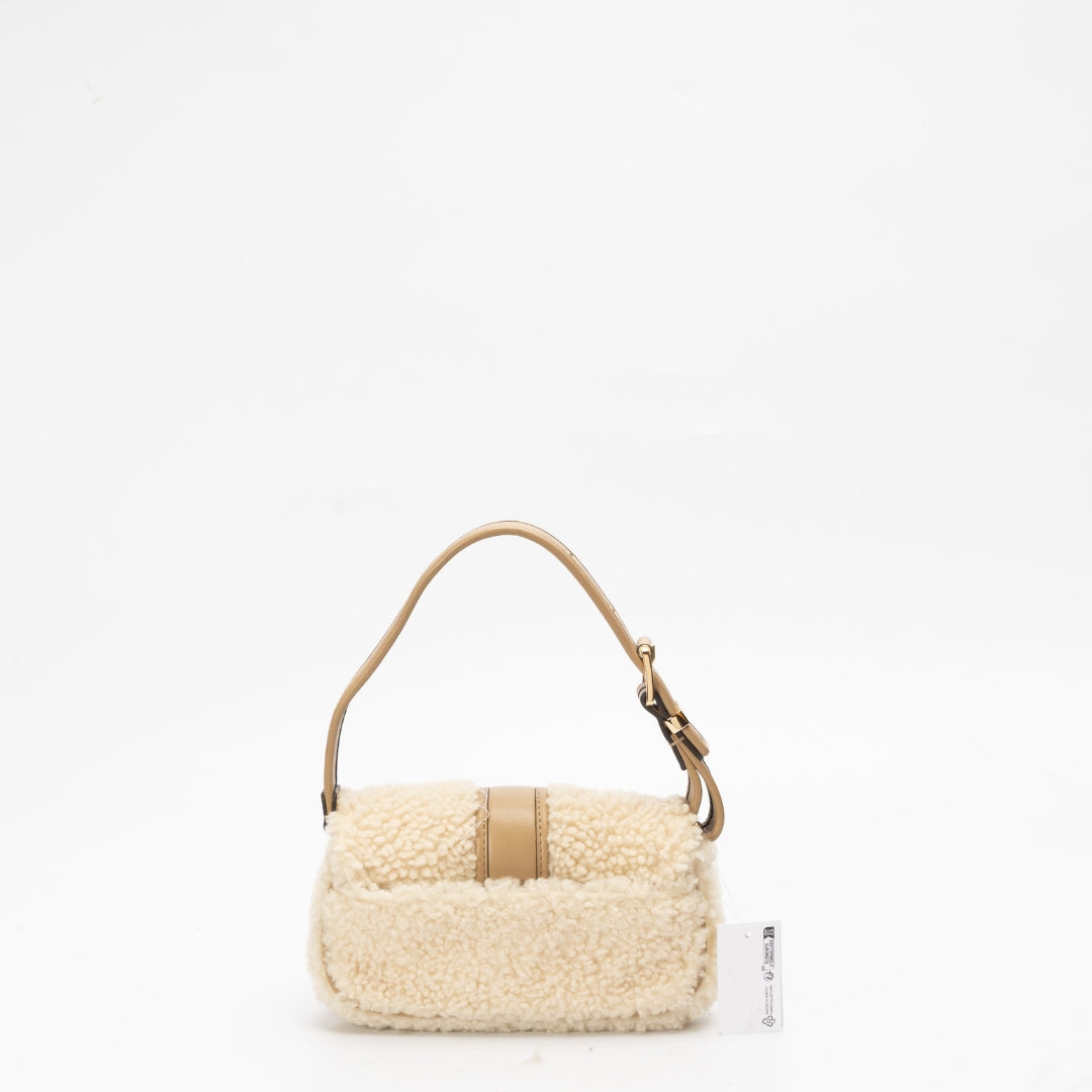 Michael Kors Colby Extra-Small Shearling Shoulder Bag