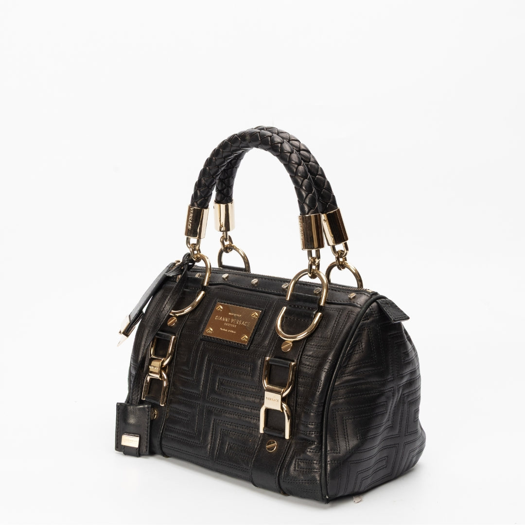 Gianni Versace Couture Quilted Satchel