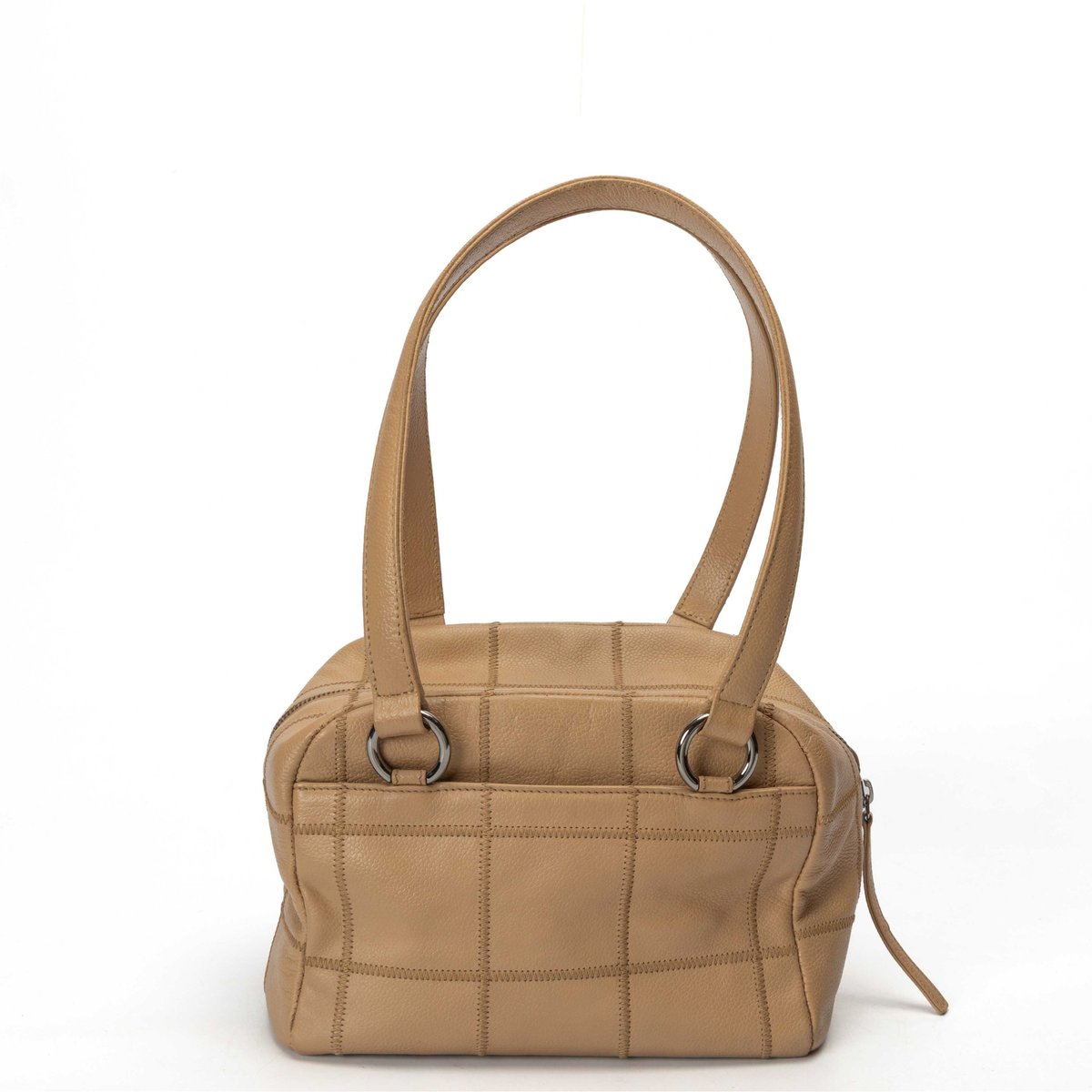 Chanel Chocolate Bar Beige Bowler Bag