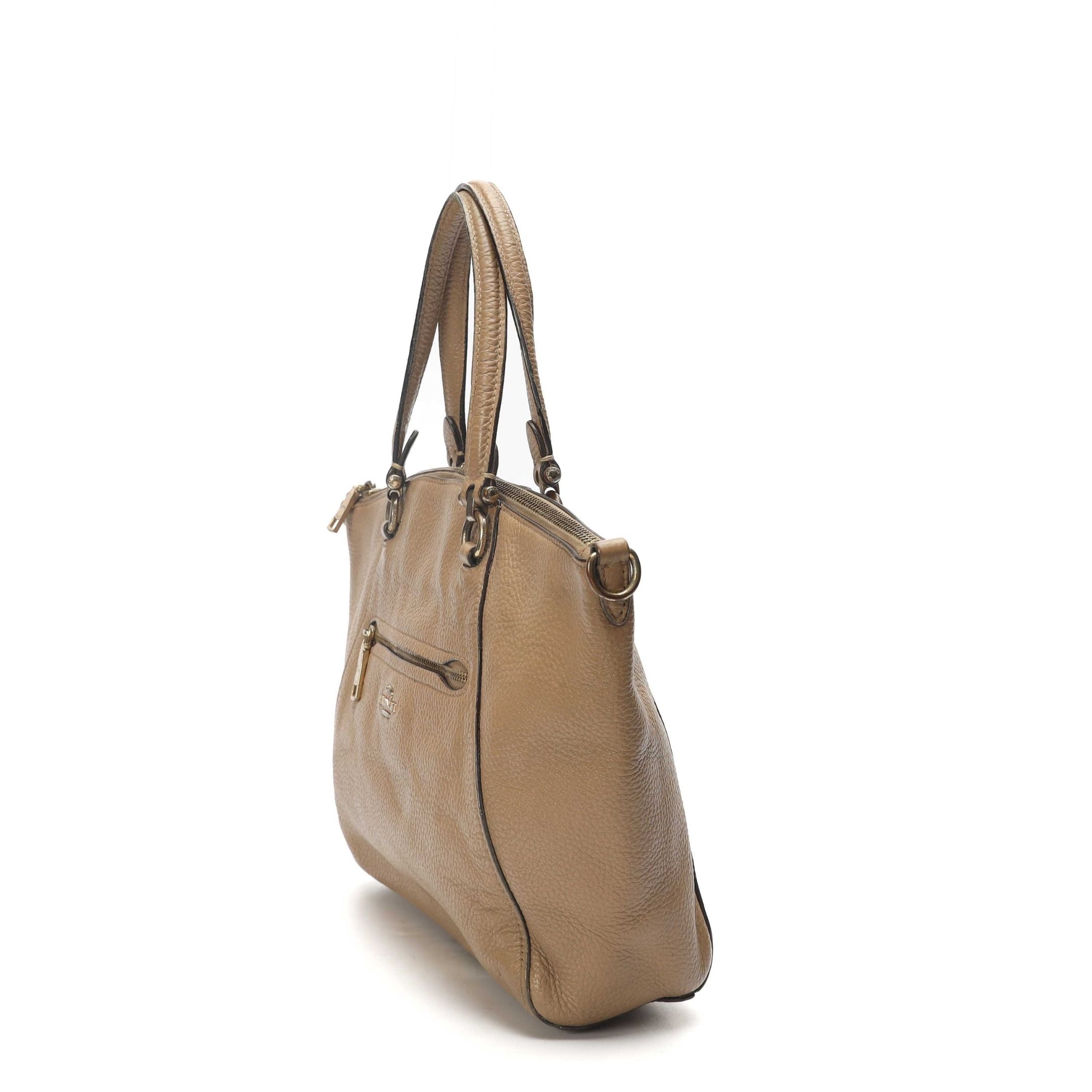 Coach Beige Prairie Satchel