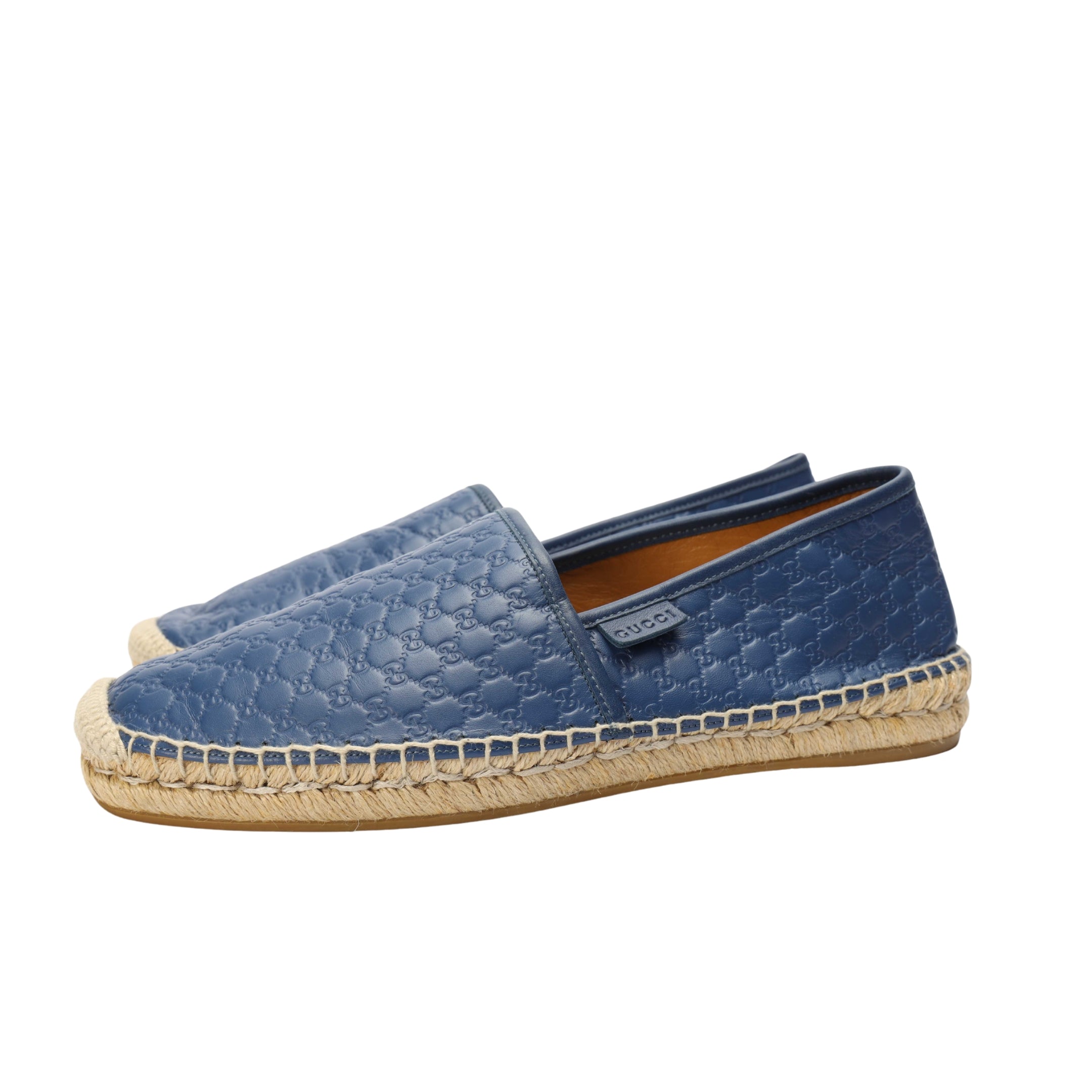 Gucci Blue Microguccissima Espadrilles