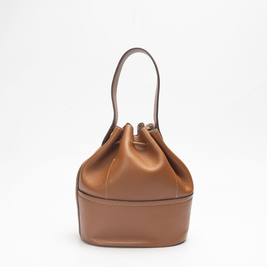 Tory Burch Brown Miller Bucket Bag - Main Image