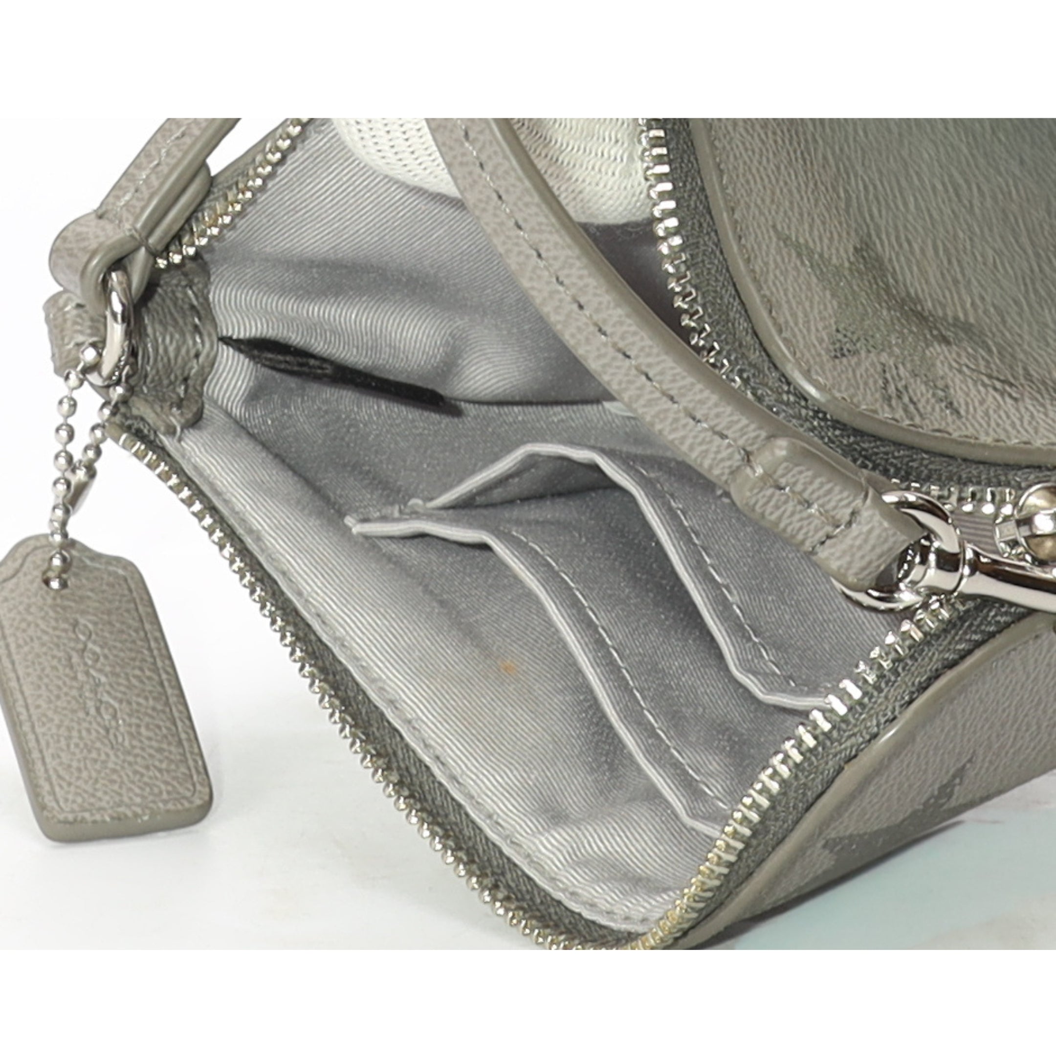 Coach Grey Star Print Small Wallet