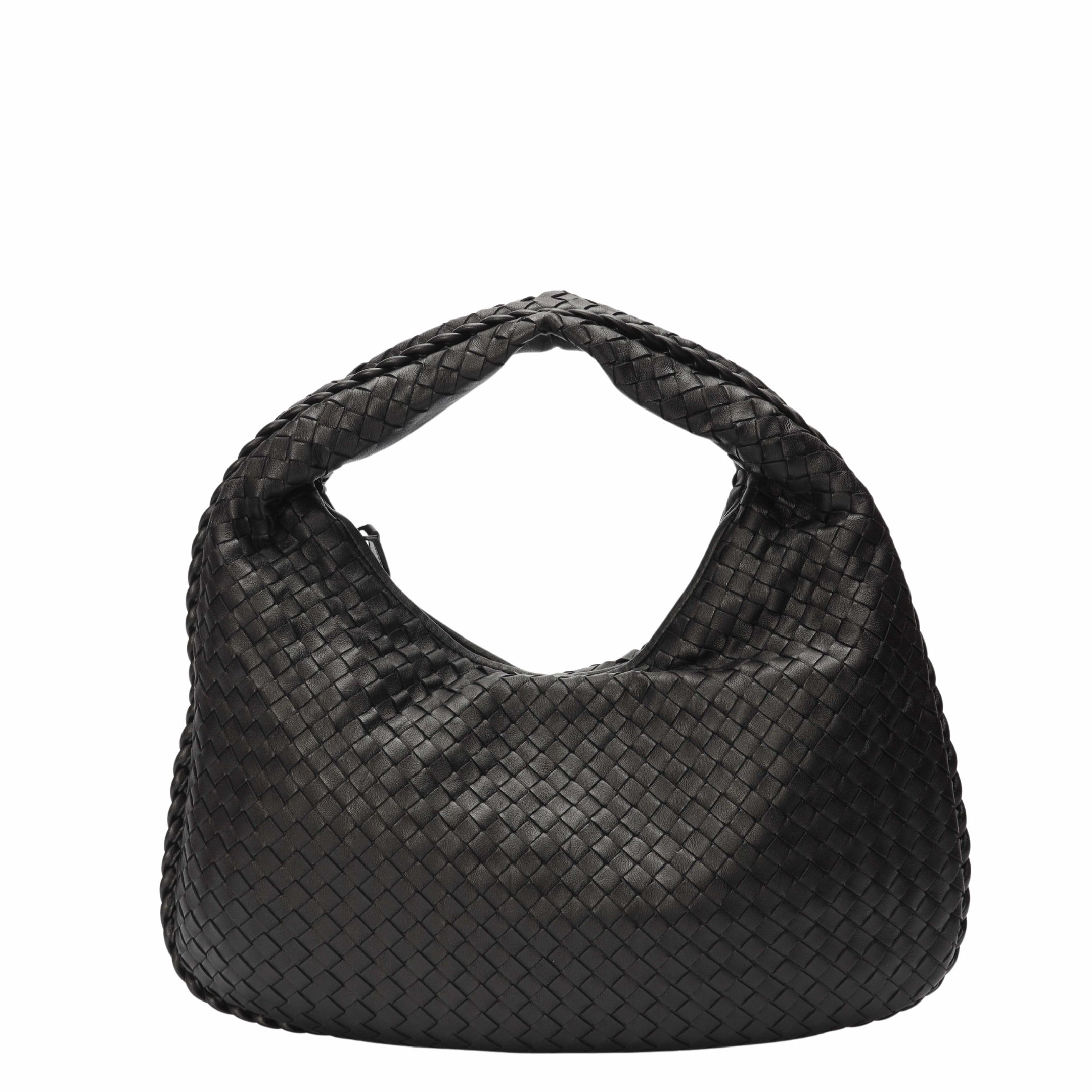 Bottega Veneta Black Hop Shoulder Bag