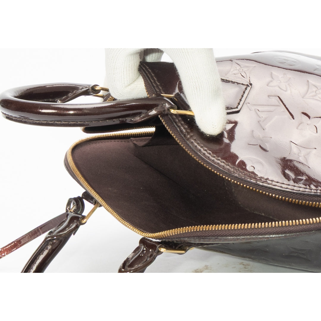 Louis Vuitton Amarante Vernis Alma GM Bag