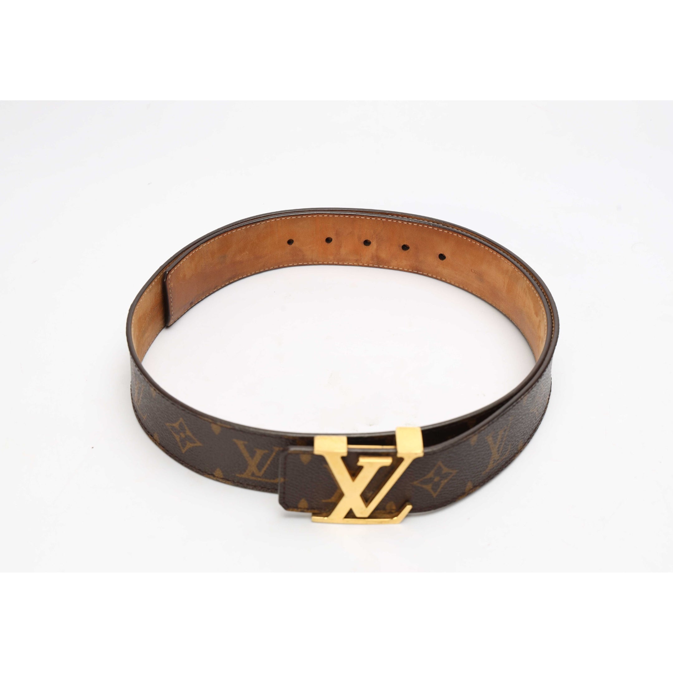 Louis Vuitton Monogram Canvas Initiales Belt