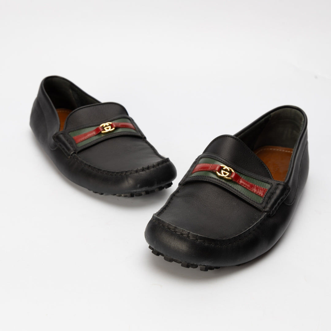 Gucci Ayrton GG Moccasins Driving Loafers