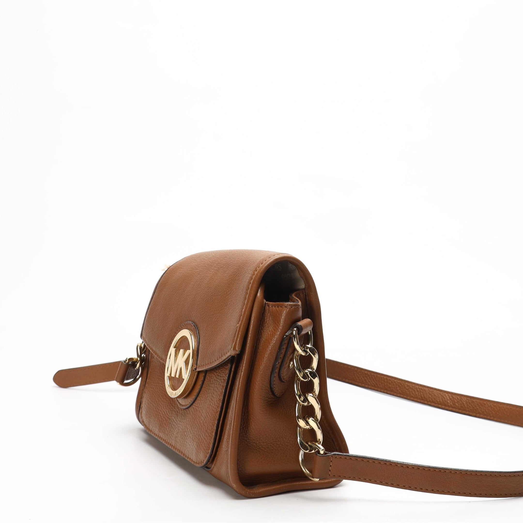 Michael Kors Brown Flap Shoulder Bag